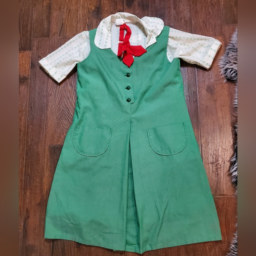 Vintage 70s Official Girl Scout 3 Piece Uniform